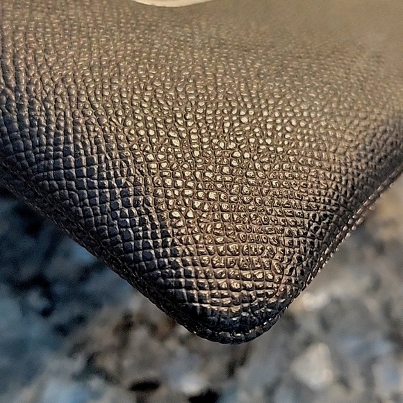 Authentic COACH Story Pouch | XL Clutch /Wristlet | Crossgrain Leather | EUC - Picture 12 of 16